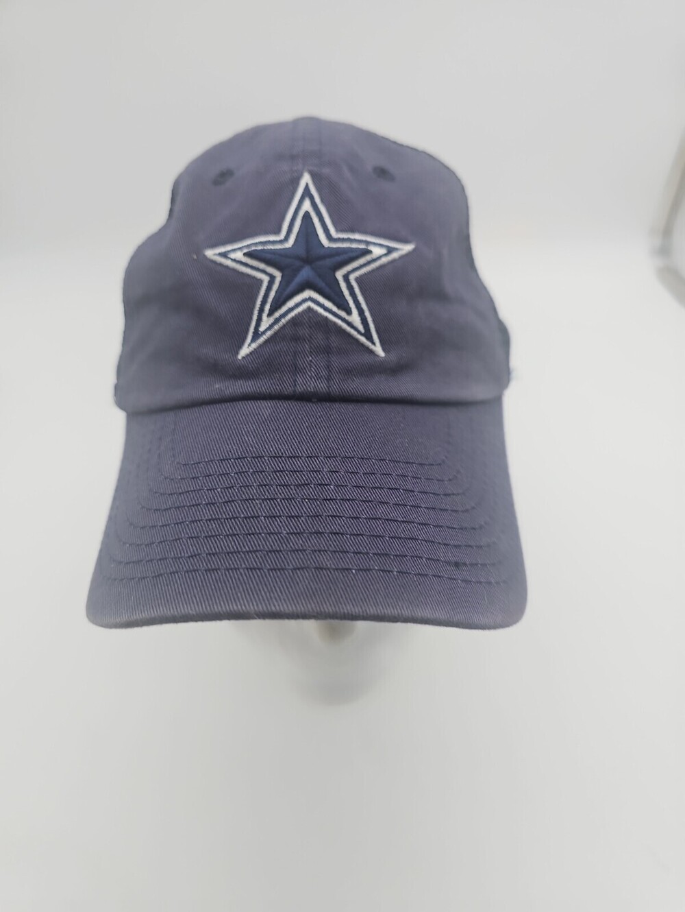 Dallas Cowboys NFL Team Apparel One Fit Trucker Hat Cap Navy Blue Mesh Snapback